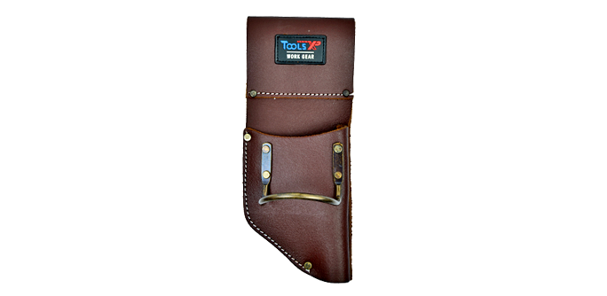 Plier & Hammer Leather Holder - Brown